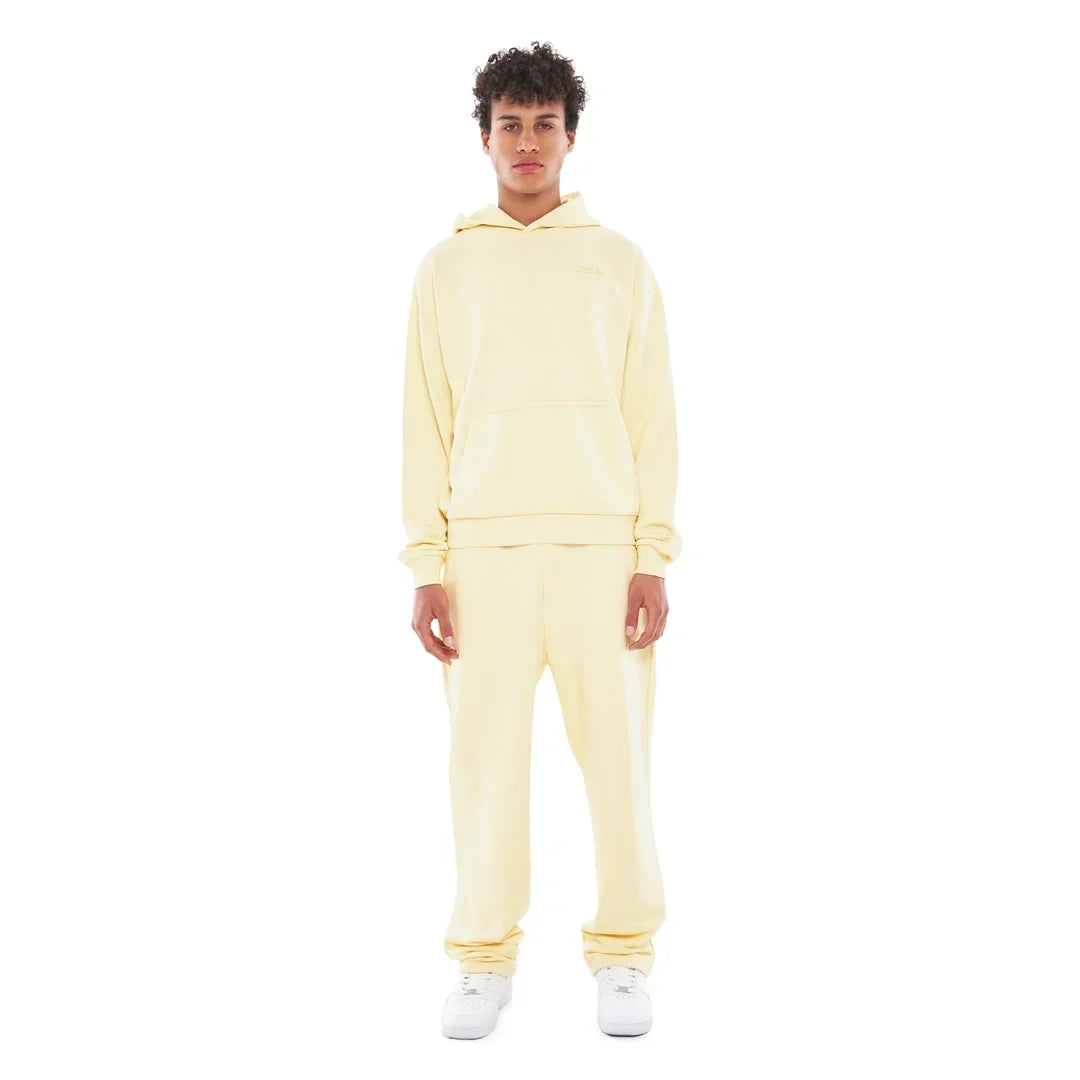 OPEN LEG JOGGER LEMON SORBET