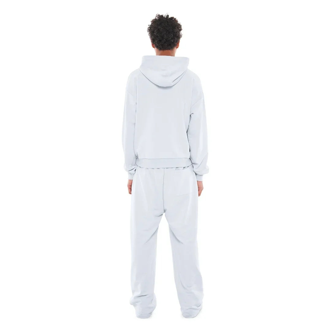 OPEN LEG JOGGER CHALK BLUE