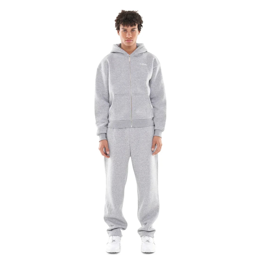 OPEN LEG JOGGER GREY MELANGE