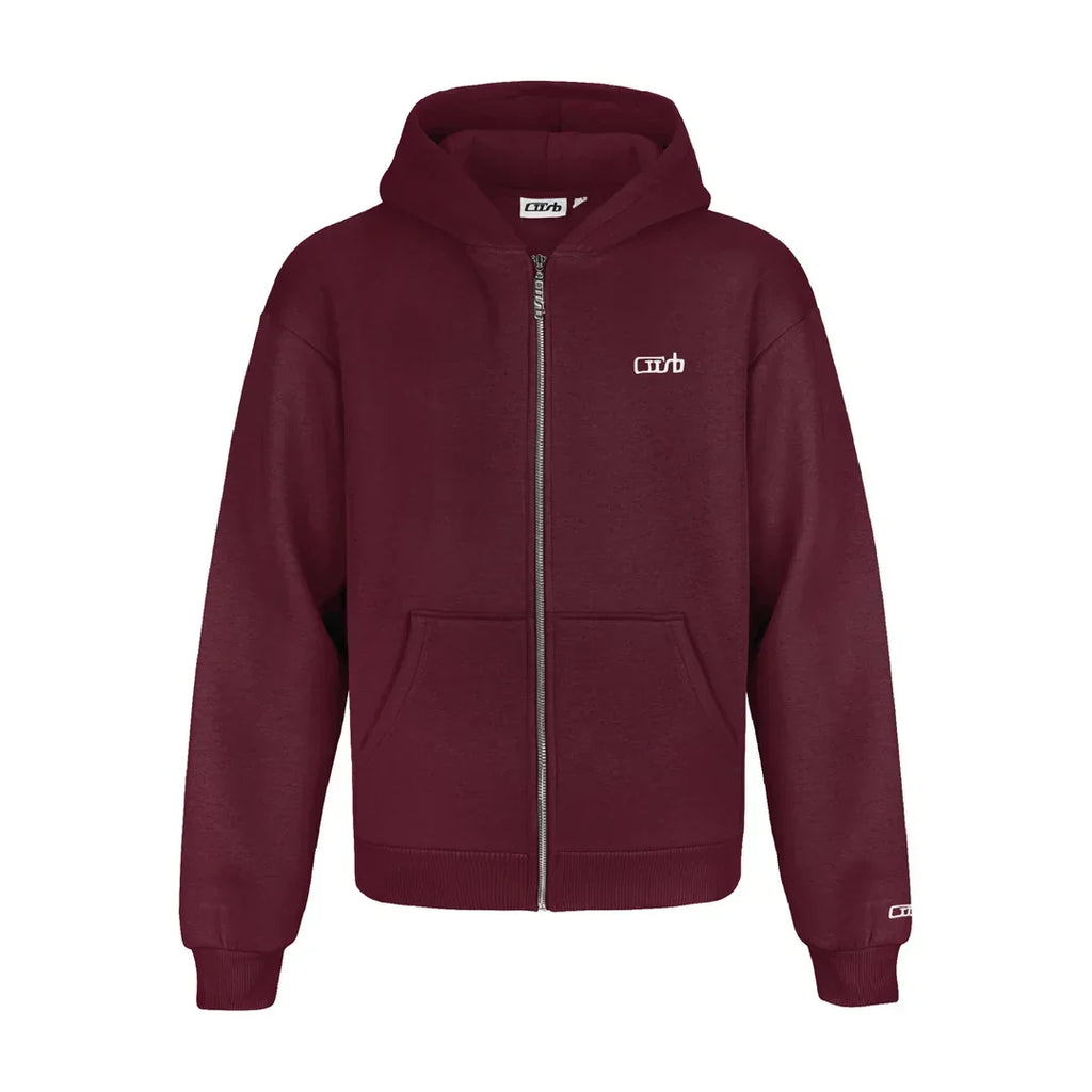 ZIP-UP BLACK CHERRY