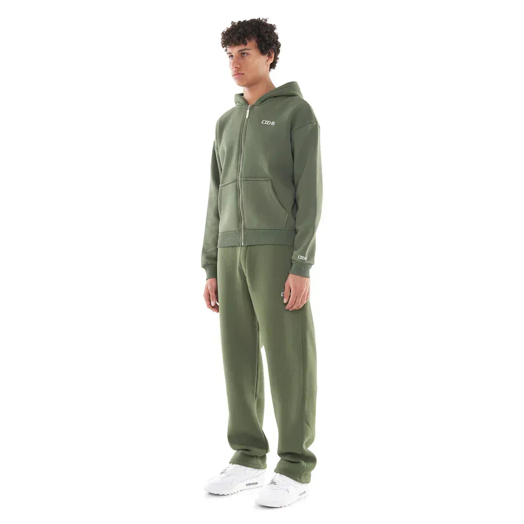OPEN LEG JOGGER BRONZE GREEN