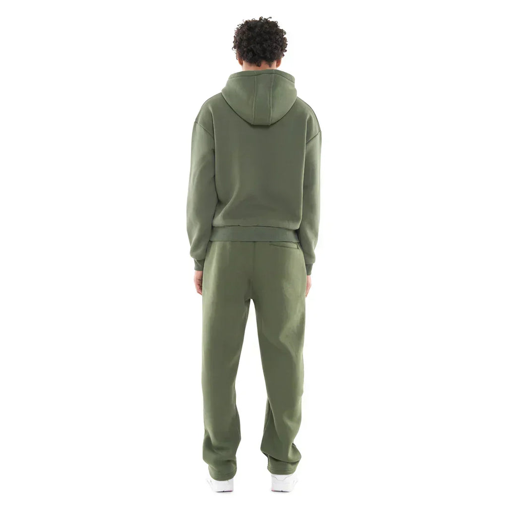 OPEN LEG JOGGER BRONZE GREEN