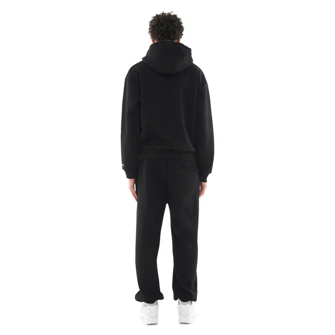 OPEN LEG JOGGER BLACK